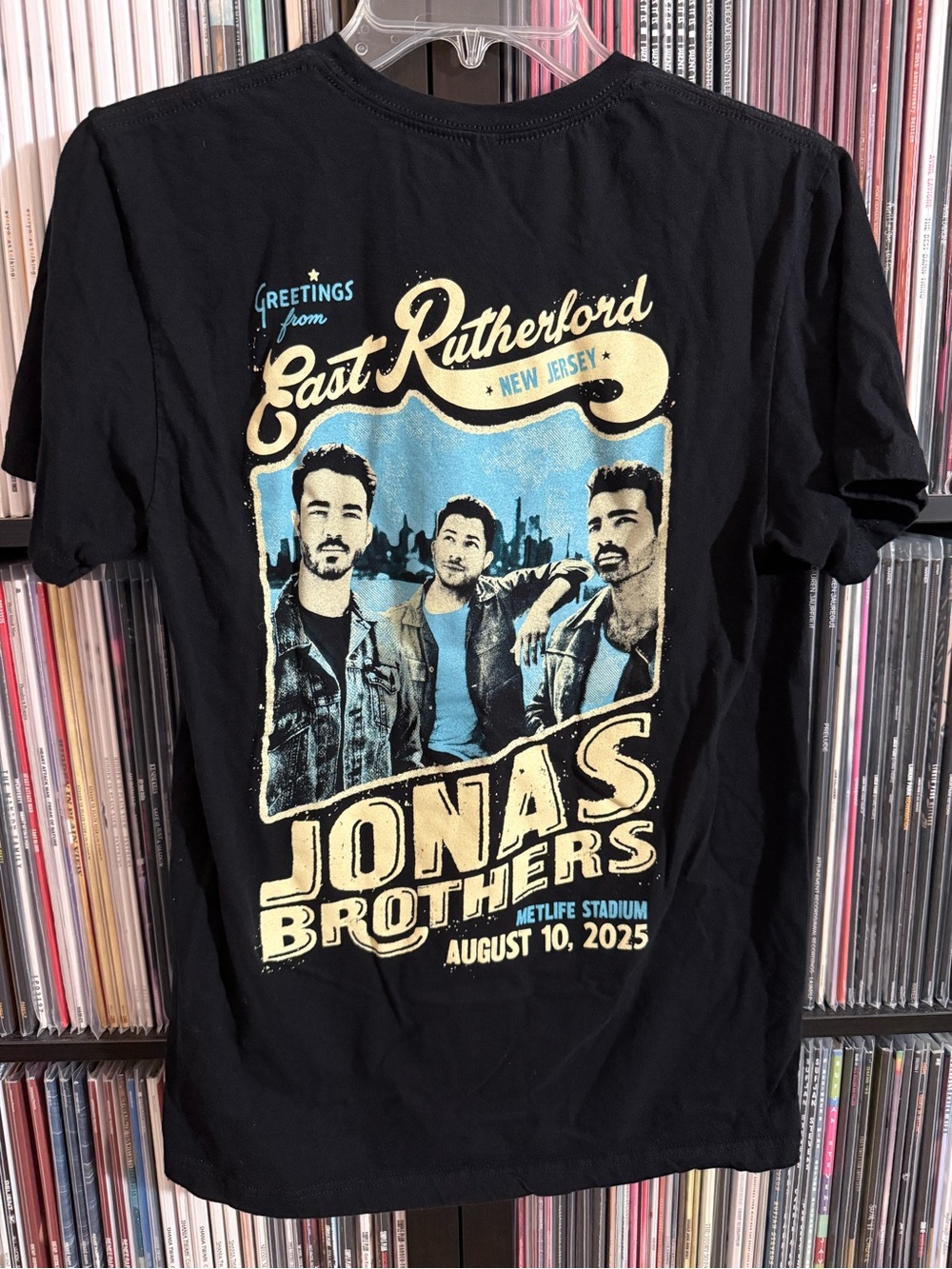 Jonas Brothers Black Graphic Tee - East Rutherford Concert